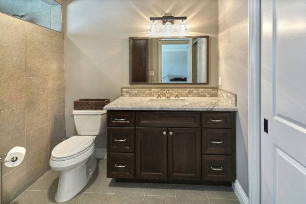 Chocolate Brown Bathroom Storage Cabinets