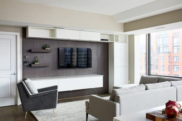 Contemporary Entertainment Cabinetry