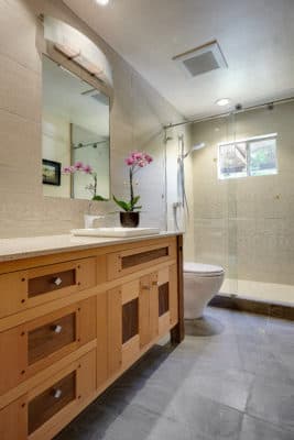 Natural Fir & Walnut Bathroom Vanity