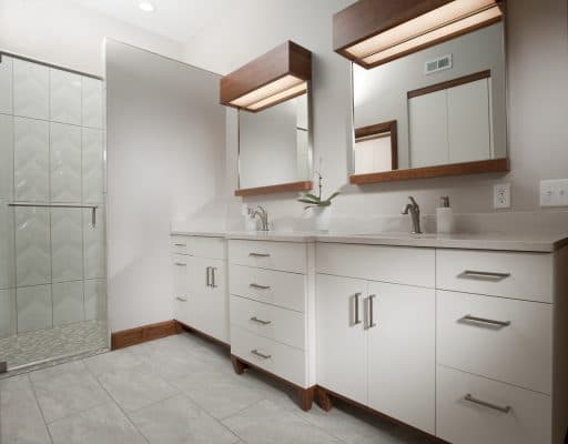 Pearl White Bathroom Vanity