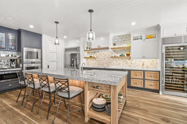Rustic Hickory Gray Kitchen