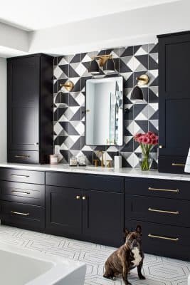 Stylish Black Painted Vanity