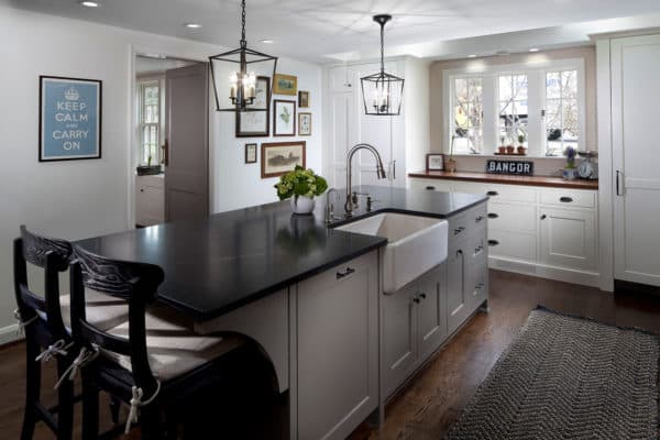 Two Tone Painted Shaker Kitchen